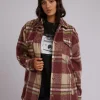 All About Eve Hilary Check Shacket