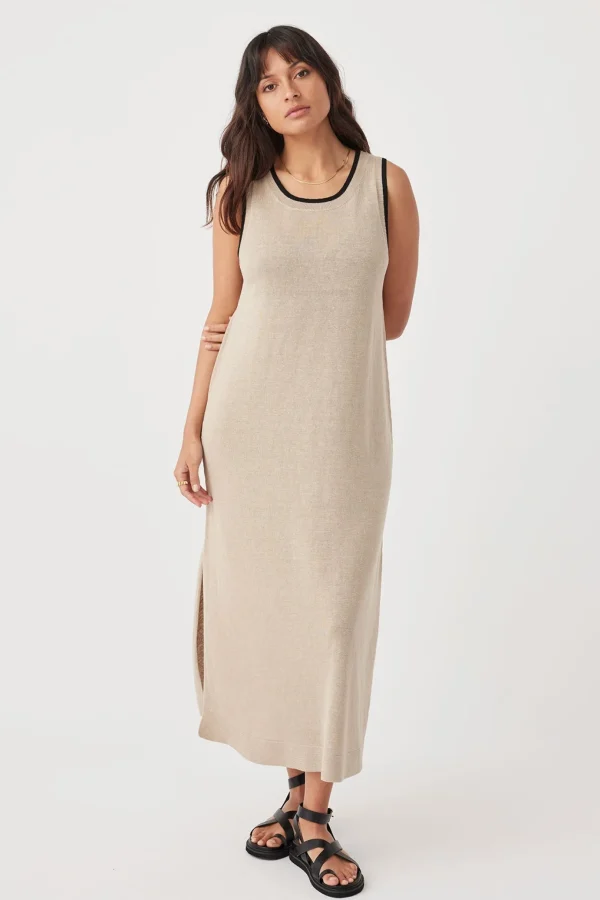 ARCAA Brie Long Dress - Taupe