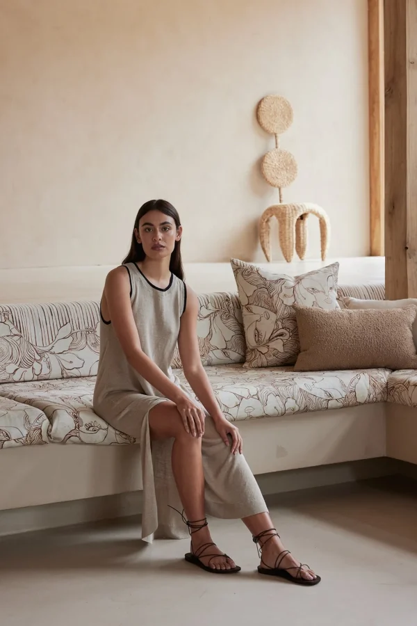 ARCAA Brie Long Dress - Taupe