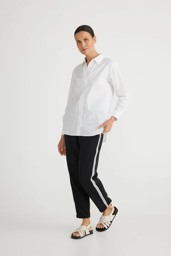 Brave & True Lieutenant Shirt - White