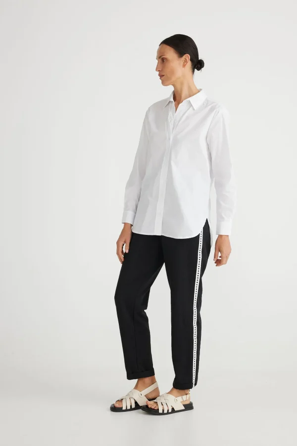 Brave & True Lieutenant Shirt - White