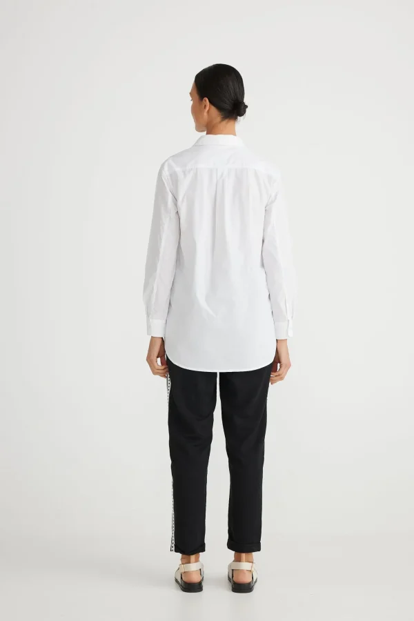 Brave & True Lieutenant Shirt - White