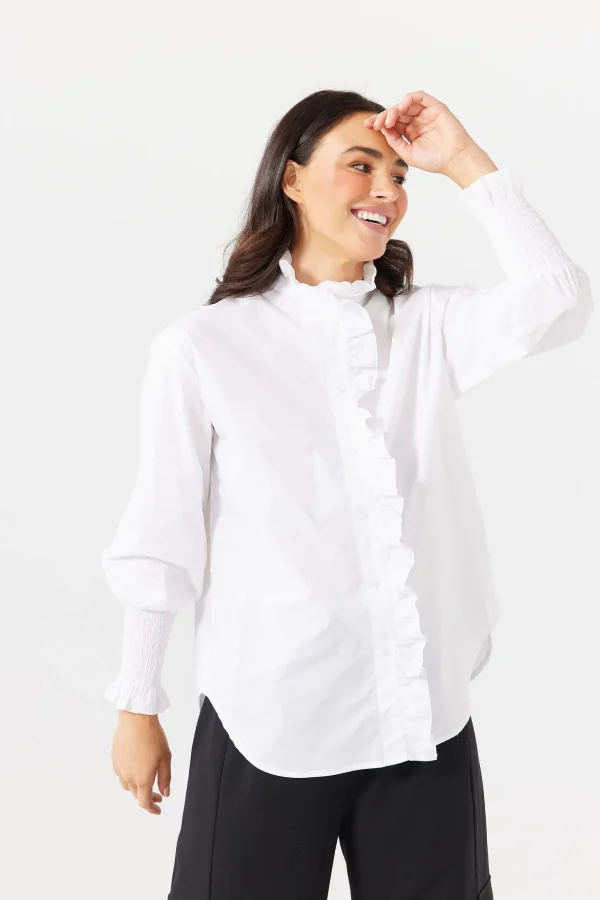 Brave and True The Countess Shirt - White