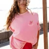Cartel & Willow Hot Summer Tee - Pink/Hot Summer Print