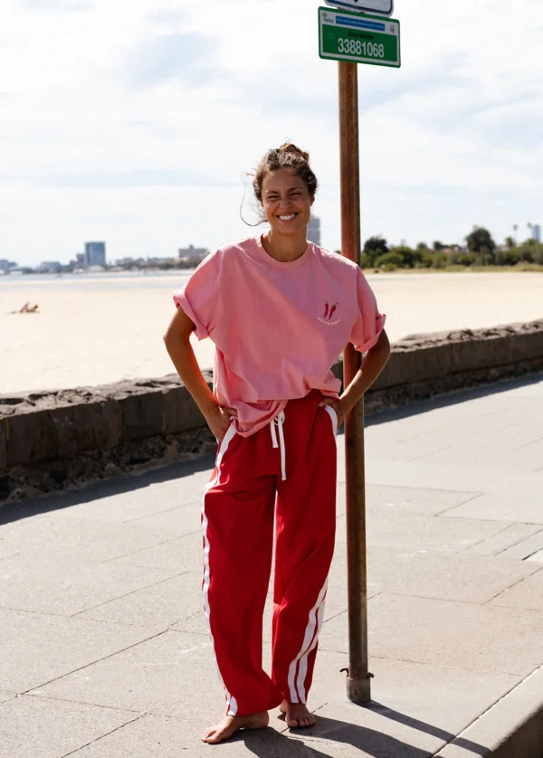 Cartel & Willow Hot Summer Tee - Pink/Hot Summer Print