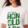 Ceres Boyfriend Tee - Honolulu Winter Green