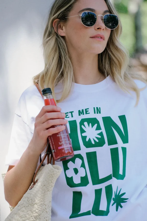 Ceres Boyfriend Tee - Honolulu Winter Green