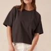 Ceres Life Boxy Pocket Tee- Phantom