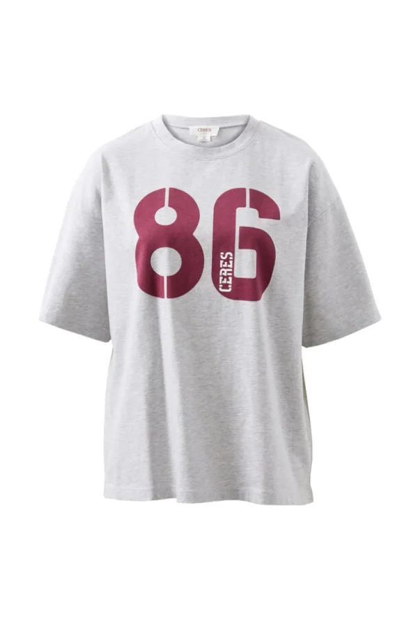 Ceres Life Boyfriend Tee- Cloud Marle/Ceres 86