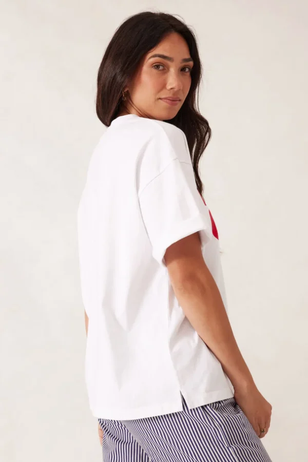 Ceres Life Boyfriend Tee - Hola Cancun Heritage Red