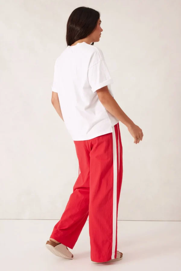 Ceres Life Relaxed Drawstring Pant - Heritage Red
