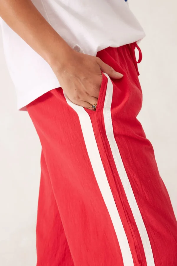 Ceres Life Relaxed Drawstring Pant - Heritage Red