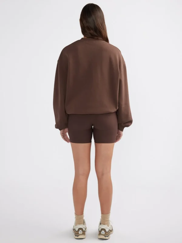 Ena Pelly Classic Collegiate Sweatshirt - Mocha
