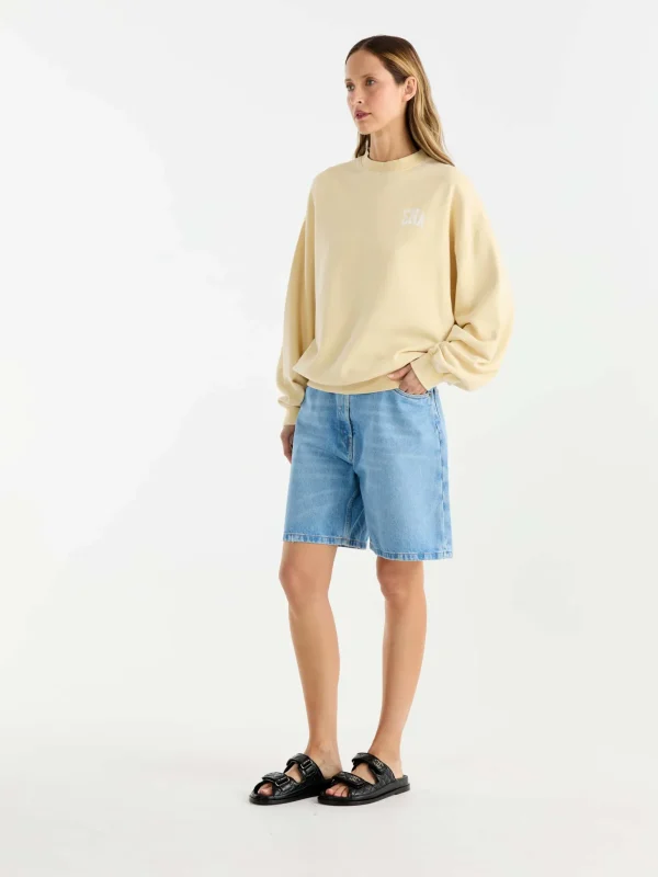 Ena Pelly Vintage Sport Sweatshirt - Lemon