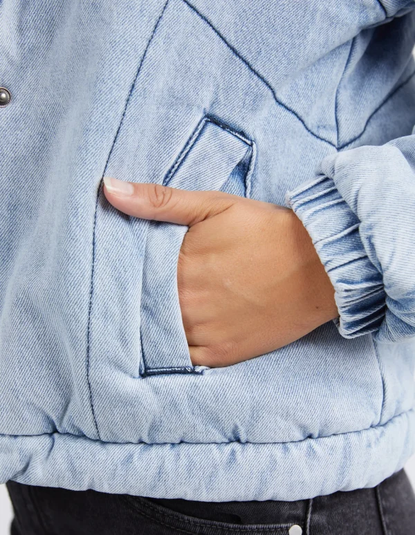 Foxwood Rosalee Jacket - Mid Vintage Blue