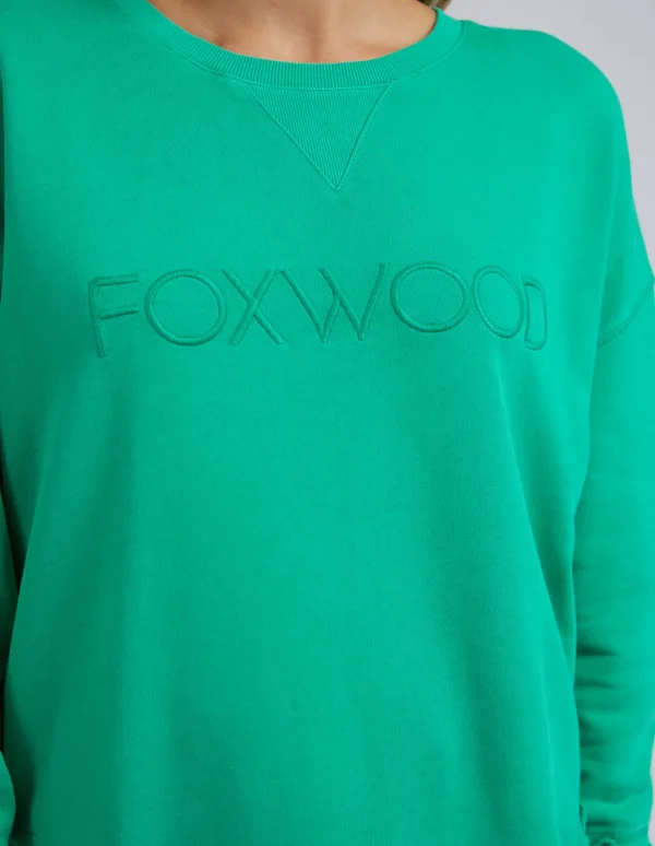 Foxwood Simplified Crew - Bright Green