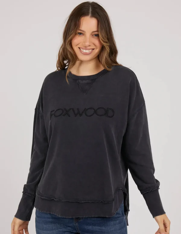 Foxwood Simplified Crew- Washed Navy