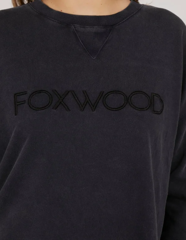 Foxwood Simplified Crew- Washed Navy