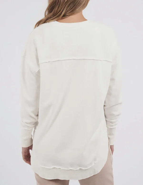 Foxwood Simplified Tonal Crew - Sage
