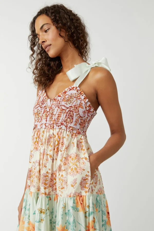 Free People Bluebell Maxi - Lilac Combo