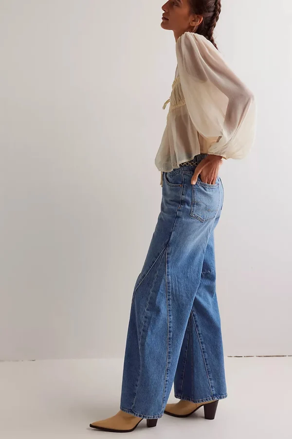 Free People Eden High Slouchy Jean - Homefree