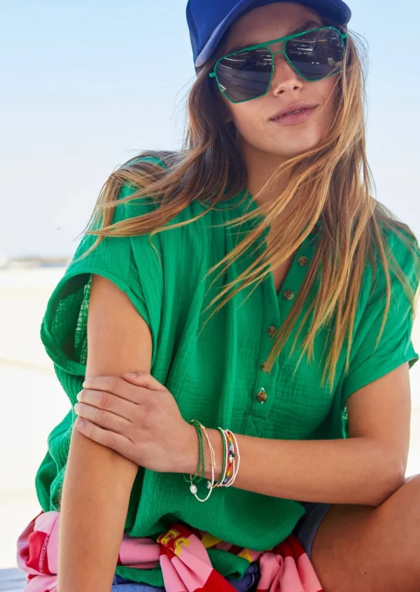 Hammill & Co Island Soul Shirt - Emerald