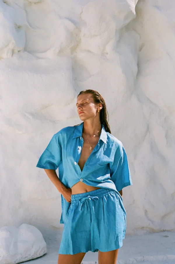 Hobo & Hatch Breeze Shirt - Ocean