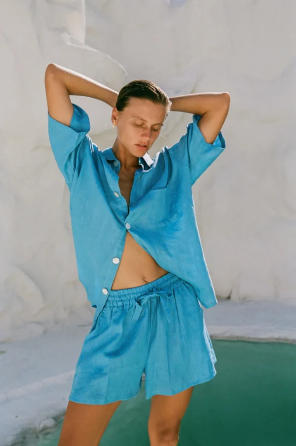 Hobo & Hatch Breeze Shirt - Ocean