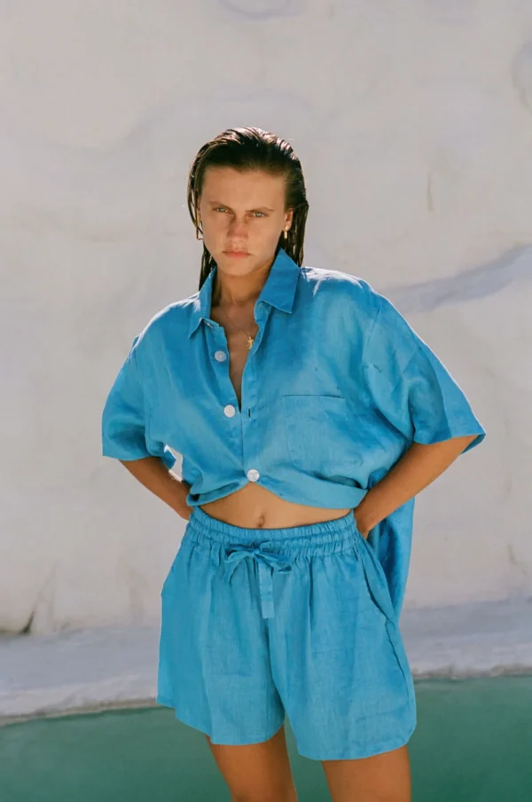 Hobo & Hatch Breeze Shirt - Ocean
