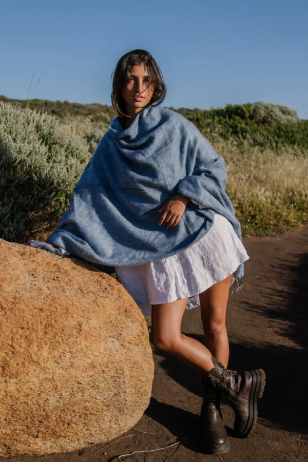 Hobo & Hatch Poncho- Denim
