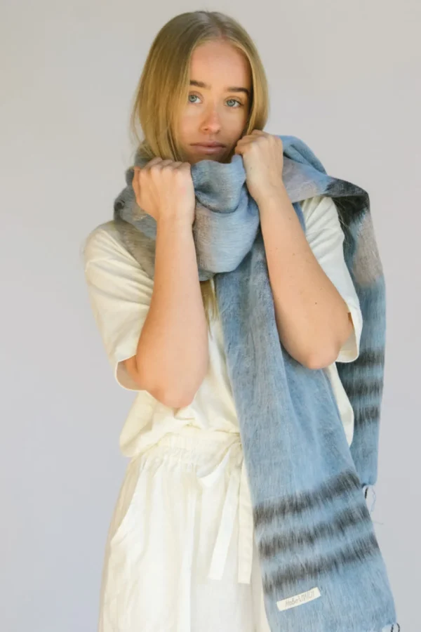 Hobo & Hatch Scarf- Aztec Denim