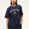 P.E Nation Recreation Tee - Dark Navy Blue