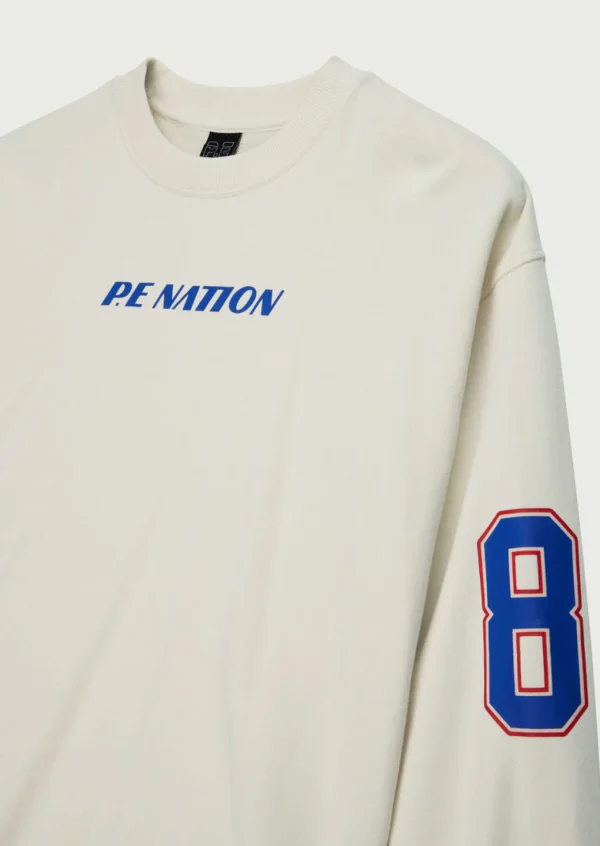 P.E Nation Rematch Sweat - Pearled Ivory