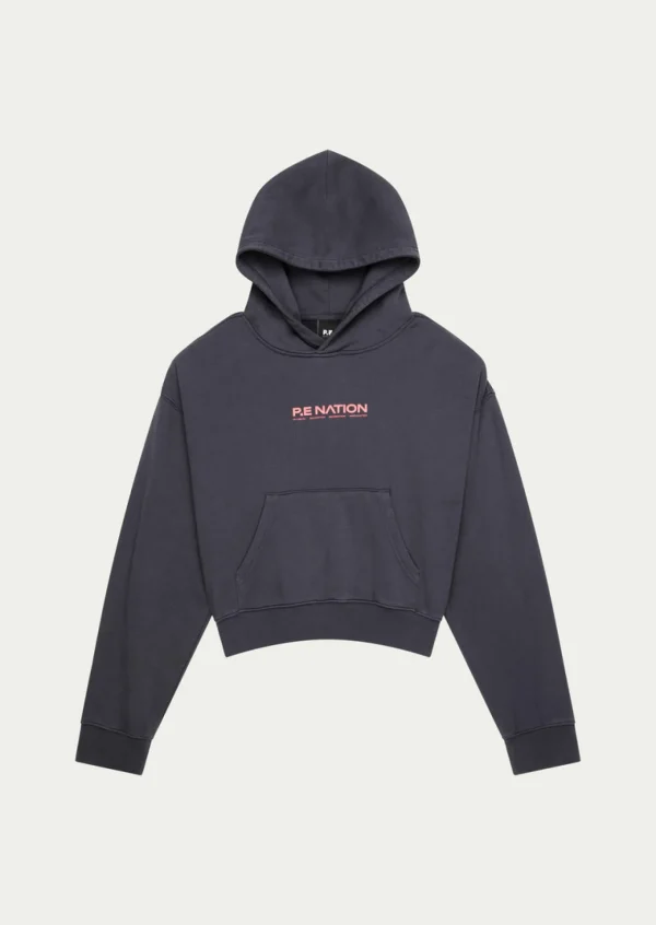 P.E Nation Transition Hoodie - Washed Ebony