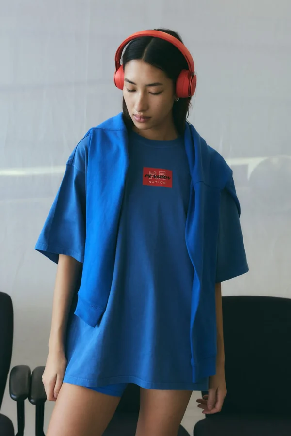 P.E Nation Trifecta Tee - Electric Blue