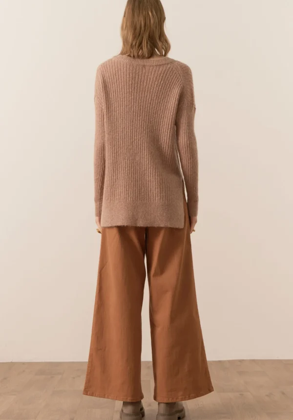 Pol Fitch Ribbed Knit - Blush