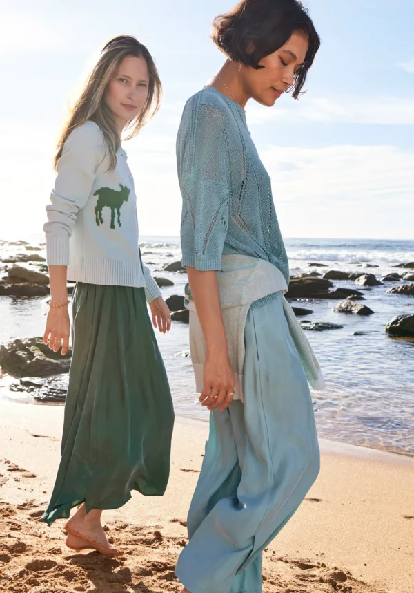 Pol Pier Knit Tee- Blue