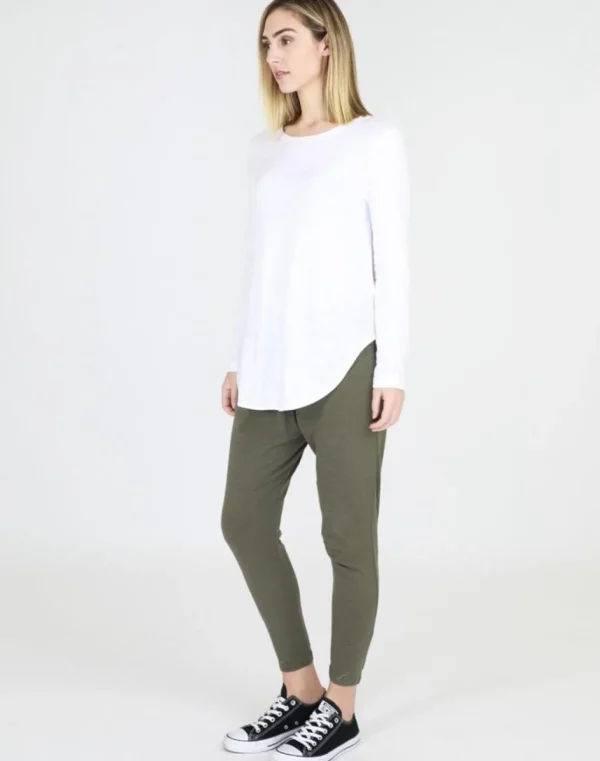 3rd Story Scarlett Long Sleeve Tee - White