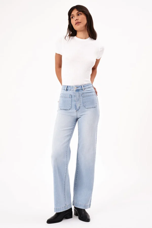 Rolla's Sailor Long Jean Sophie- Light Blue