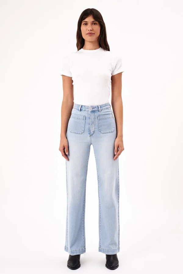 Rolla's Sailor Long Jean Sophie- Light Blue