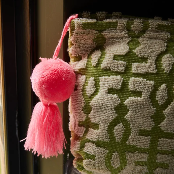 Sage & Clare Amata Terry Pouch - Palm Small