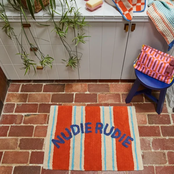 Sage & Clare Ballico Nudie Bath Mat - Paprika