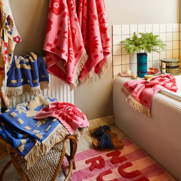 Sage & Clare Ira Nudie Rudie Bath Mat - Posy