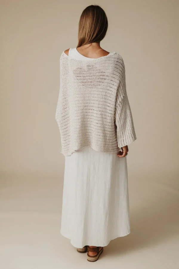 Talamaya Coast to Coast Pullover - Coconut