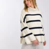 Talamaya Divine Rib Pullover - Starling Stripe