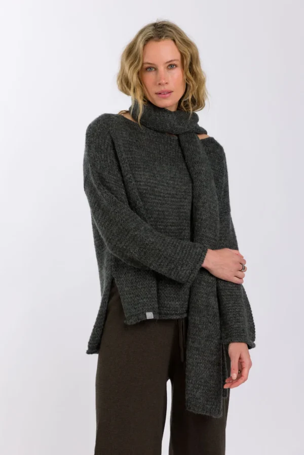 Talamaya Drift Airy Pullover - Heath Green