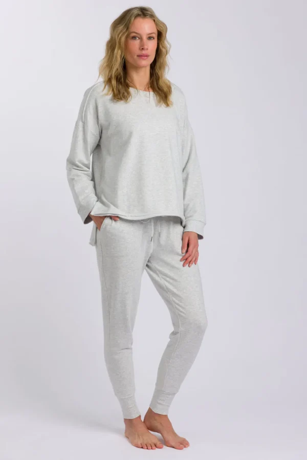 Talamaya Heavenly Fleece Windcheater - Silver Marle