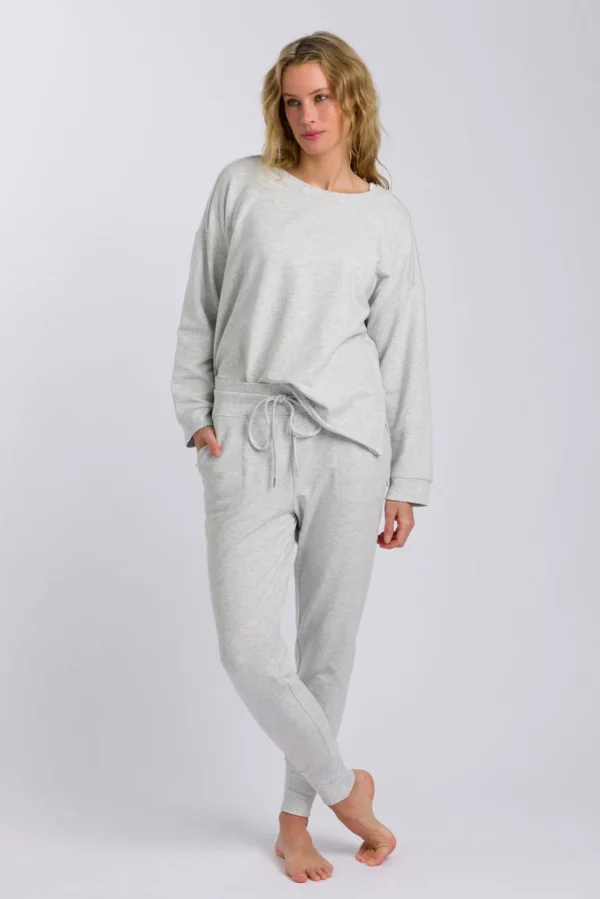 Talamaya Heavenly Fleece Windcheater - Silver Marle