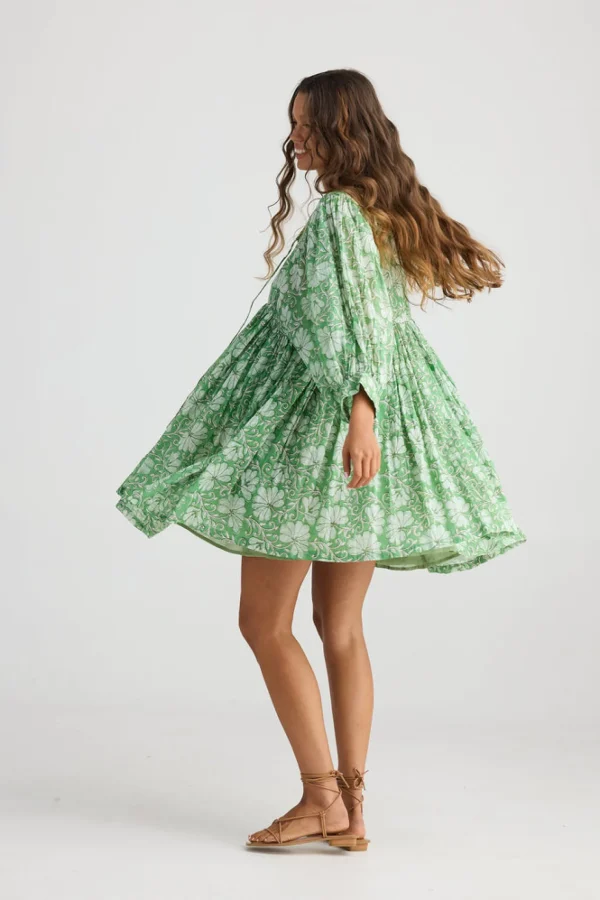 Talisman Wisteria Mini Dress - Apple Blossom
