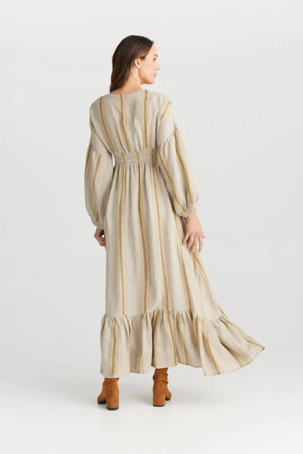 The Shanty Bella Dress - Taj Stripe